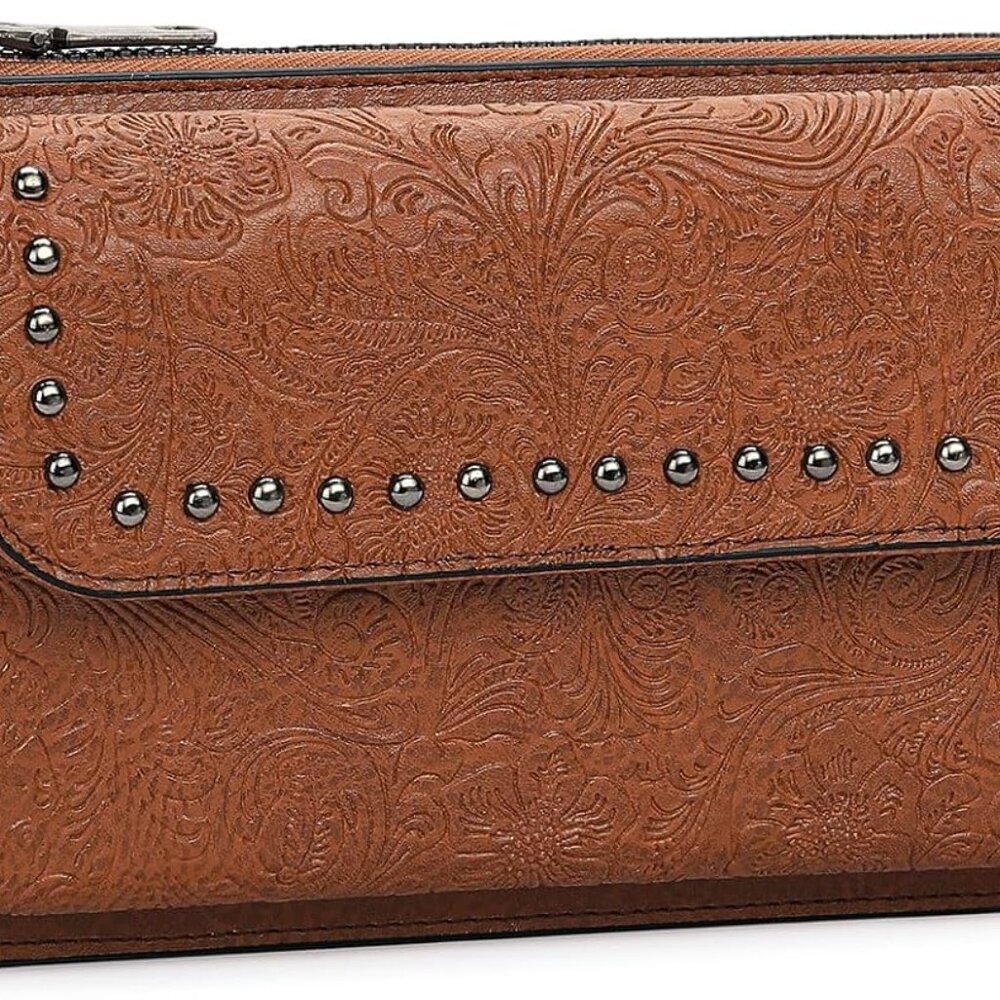 Women Crossbody Bag Vegan Leather Small Phone Purse Adjustable Strap